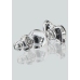 TOYJOY GLASS WORXX Crystal Anal Jewel - Glass Plug with Flared Base