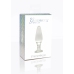 TOYJOY GLASS WORXX Star Sparkler - Glass Plug, Tapered, Clear