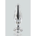 TOYJOY GLASS WORXX Star Sparkler - Glass Plug, Tapered, Clear