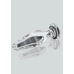 TOYJOY GLASS WORXX Star Sparkler - Glass Plug, Tapered, Clear