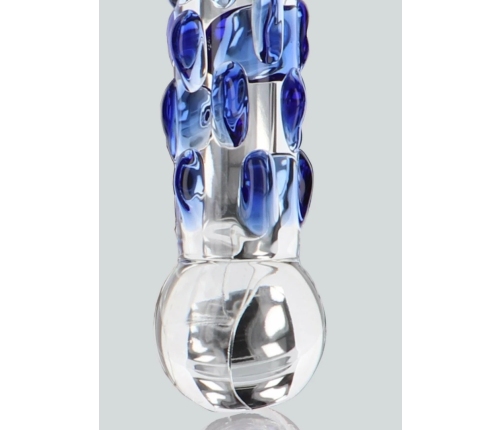 TOYJOY GLASS WORXX Diamond Dazzler Dong Blue Glass Intimate Model