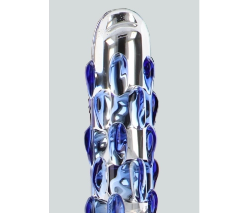 TOYJOY GLASS WORXX Diamond Dazzler Dong Blue Glass Intimate Model