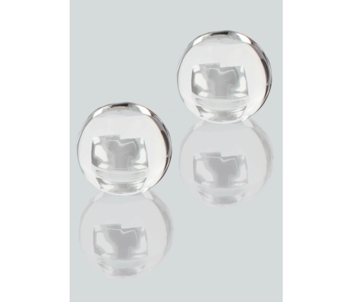 TOYJOY GLASS WORXX Pearl Drops Weighted Kegel Training Balls Glass