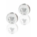 TOYJOY GLASS WORXX Pearl Drops Weighted Kegel Training Balls Glass