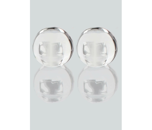 TOYJOY GLASS WORXX Pearl Drops Weighted Kegel Training Balls Glass