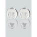 TOYJOY GLASS WORXX Pearl Drops Weighted Kegel Training Balls Glass