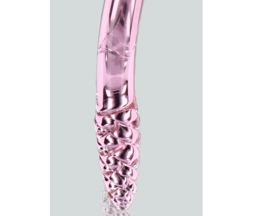 TOYJOY GLASS WORXX Dual-Ended Rhinestone Wand Pink Glass 21 cm
