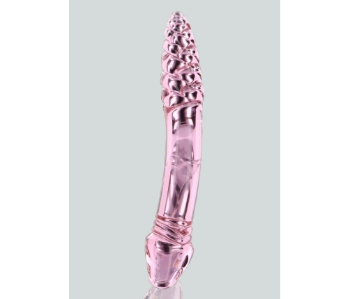 TOYJOY GLASS WORXX Dual-Ended Rhinestone Wand Pink Glass 21 cm