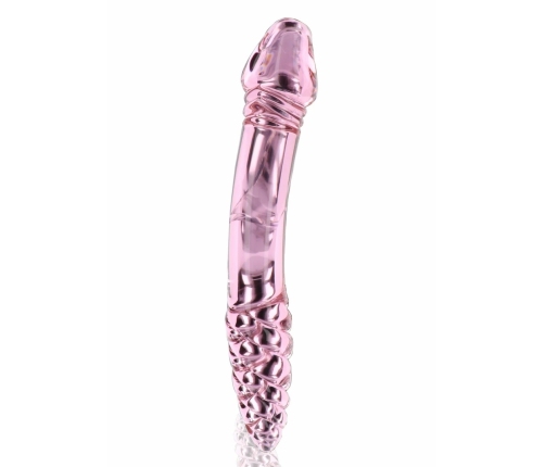 TOYJOY GLASS WORXX Dual-Ended Rhinestone Wand Pink Glass 21 cm
