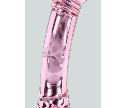 TOYJOY GLASS WORXX Dual-Ended Rhinestone Wand Pink Glass 21 cm