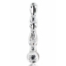 TOYJOY GLASS WORXX Sparkle Wand - Glass Intimate Massager, Wavy Design