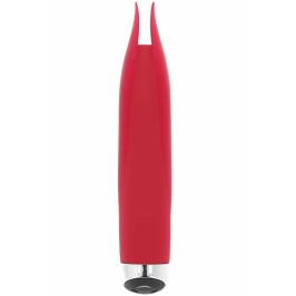 ToyJoy SMILE Light My Fire Vibrator USB Silicone Dual-Tip Pink 8713221821577