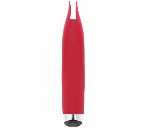 ToyJoy SMILE Light My Fire Vibrator USB Silicone Dual-Tip Pink 8713221821577