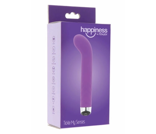 TOYJOY Tickle My Senses G-Vibrator Silicone USB Purple