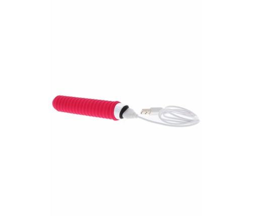 TOYJOY Screw Me Higher Vibrator Pink USB Silicone 7 Modes Splashproof
