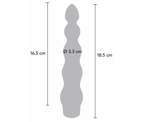 TOYJOY Stairway To Heaven XL Vibrator USB Silicone Pink 25cm