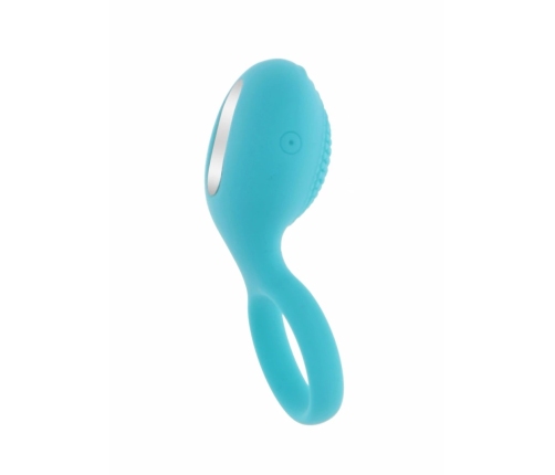 ToyJoy Tickle Brush C-Ring Vibrating Silicone Intimate System Black