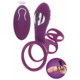 ToyJoy Halo Halo C-Ring Sleeve Intimate Silicone Ring Vibrating Black