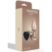 ToyJoy HAPPINESS Time To Shine Plug Heart-Shaped Gem Aluminum Silver S