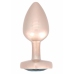 ToyJoy HAPPINESS Time To Shine Plug Heart-Shaped Gem Aluminum Silver S