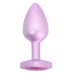 ToyJoy HAPPINESS Time To Shine Plug Heart-Shaped Gem Aluminium Small