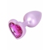 ToyJoy HAPPINESS Time To Shine Plug Heart-Shaped Gem Aluminium Small