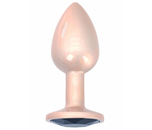 ToyJoy HAPPINESS Shine Like A Star Plug Silicone Gemstone Base Black S