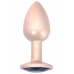 ToyJoy HAPPINESS Shine Like A Star Plug Silicone Gemstone Base Black S