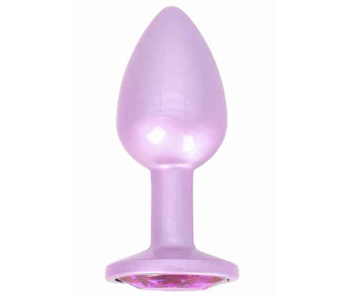 ToyJoy HAPPINESS Shine Like A Star Plug with Gemstone Accent, Silicone, Black