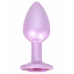 ToyJoy HAPPINESS Shine Like A Star Plug with Gemstone Accent, Silicone, Black