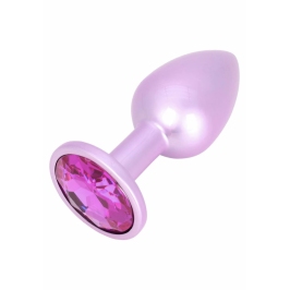 ToyJoy HAPPINESS Shine Like A Star Plug with Gemstone Accent, Silicone, Black