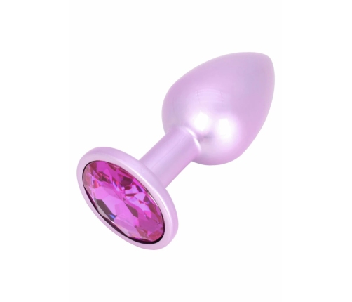 ToyJoy HAPPINESS Shine Like A Star Plug with Gemstone Accent, Silicone, Black