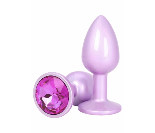 ToyJoy HAPPINESS Shine Like A Star Plug with Gemstone Accent, Silicone, Black