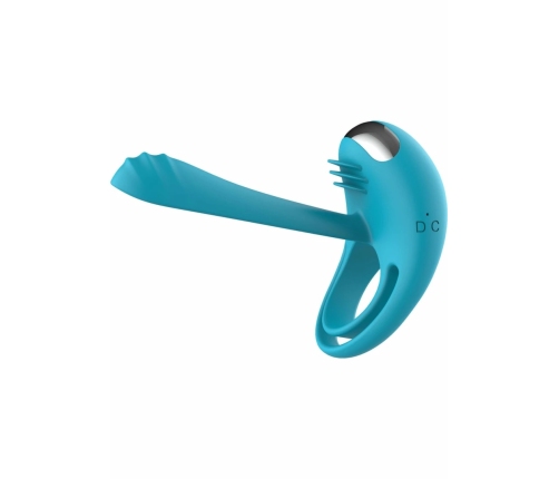 ToyJoy Passionate Joy Stick C-Ring Dual Motor Silicone Black