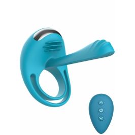 ToyJoy Passionate Joy Stick C-Ring Dual Motor Silicone Black