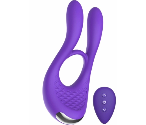 ToyJoy Joy Ride To Paradise Silicone Vibrating Ring with Rabbit Ears
