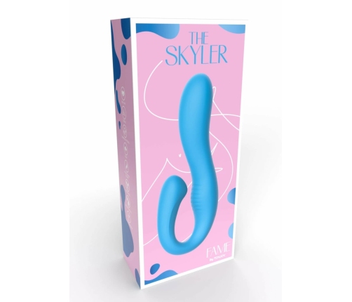TOYJOY The Skyler Rabbit Vibrator Liquid Silicone Dual Motor Pink