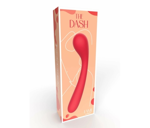 TOYJOY The Dash G-Spot Vibrator Dual Motor Liquid Silicone Pink