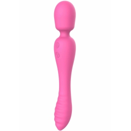 TOYJOY The Evermore 2-in-1 Massager Rechargeable Liquid Silicone Pink