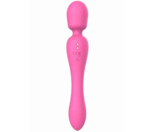 TOYJOY The Evermore 2-in-1 Massager Rechargeable Liquid Silicone Pink