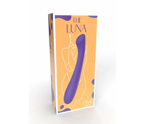 TOYJOY The Luna G-Spot Vibrator Silicone Rechargeable Pink 7 Modes