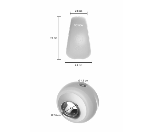 ToyJoy Verve Pulse Intimate Ring Stimulator for Women - Ergonomic Design