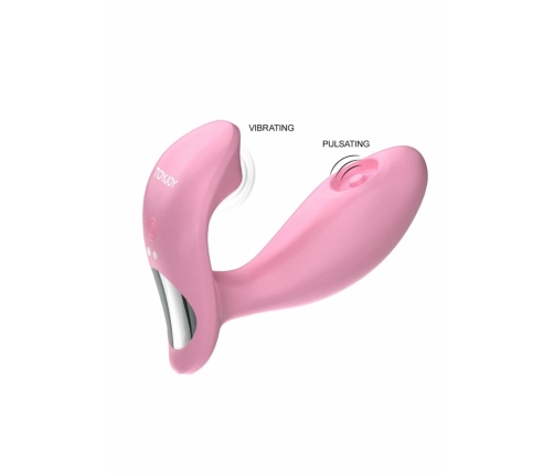 ToyJoy Flamingo Pulsating G-spot L-Shaped Intimate Device Pink 8713221833396