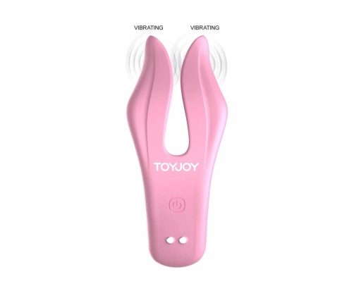 ToyJoy Bloom Erogenous Zone Stimulator Ergonomic Rechargeable Pink
