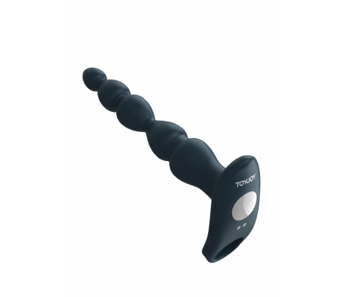 ToyJoy Elixer Vibrating Double Penetrator Flexible Beaded System Black
