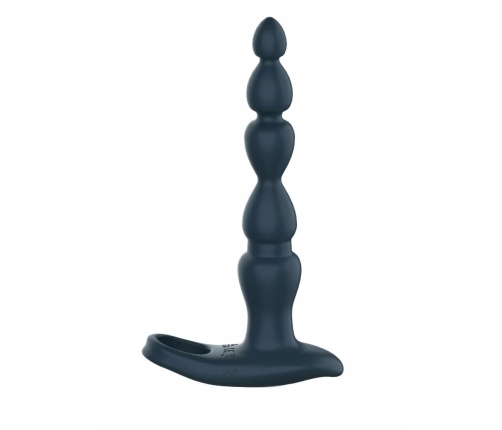 ToyJoy Elixer Vibrating Double Penetrator Flexible Beaded System Black