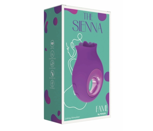 TOYJOY The Sienna Licking Stimulator Silicone IPX7 Rechargeable Pink