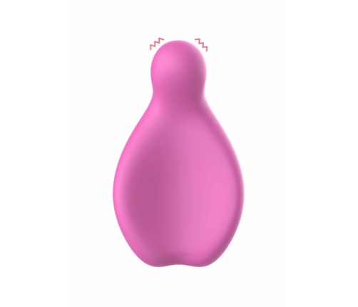 TOYJOY The Elodie Clitoral Stimulator Soft Silicone 10 Modes Pink