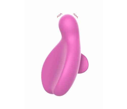 TOYJOY The Elodie Clitoral Stimulator Soft Silicone 10 Modes Pink