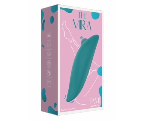 TOYJOY Fame The Mira Tapping Stimulator Silicone Dual Motor Pink